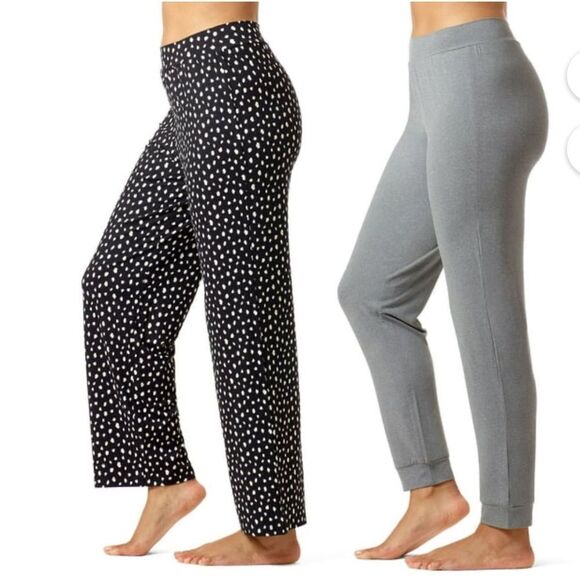 HUE Women’s Sleep Pajama Pants, 2 Paira, Size L, NWT - Picture 1 of 11